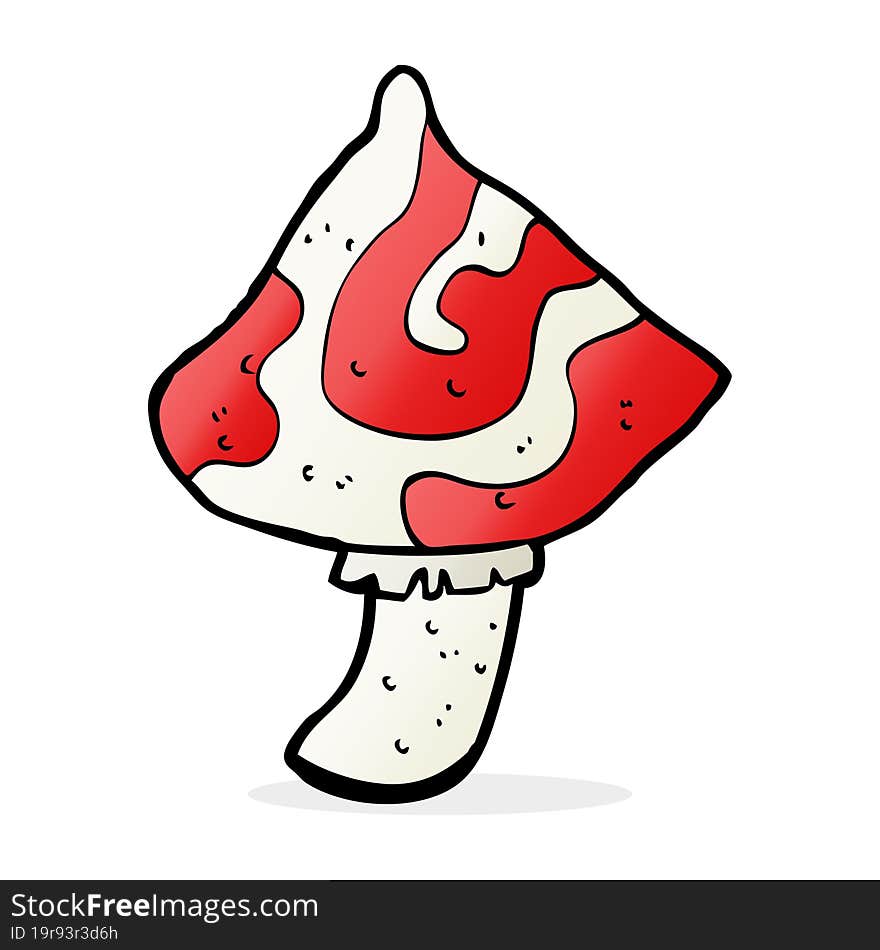 cartoon toadstool