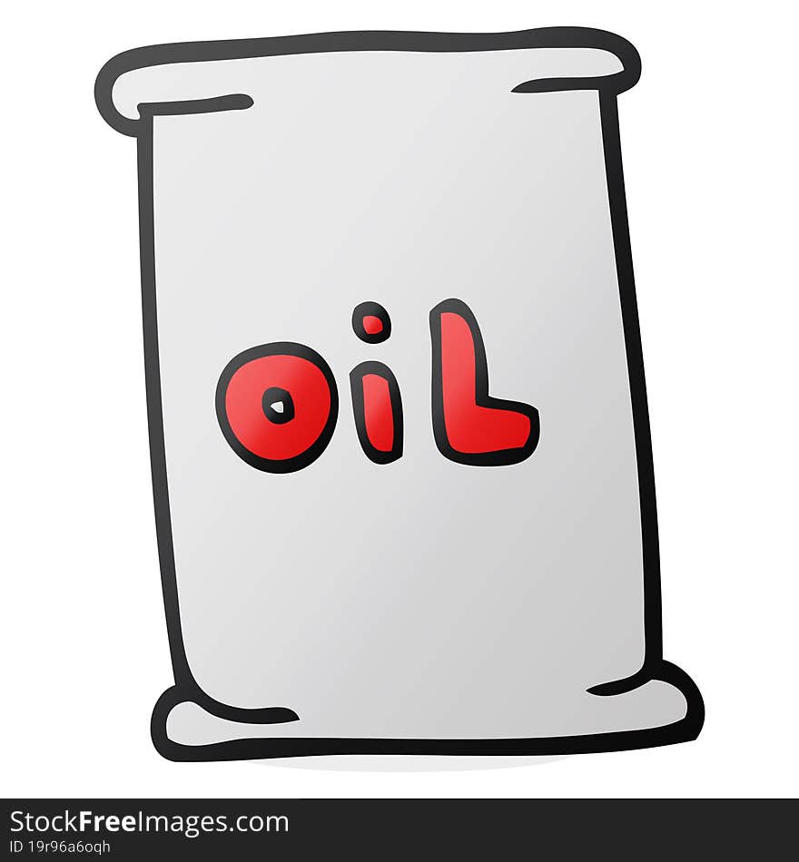 Cartoon Oil Drum