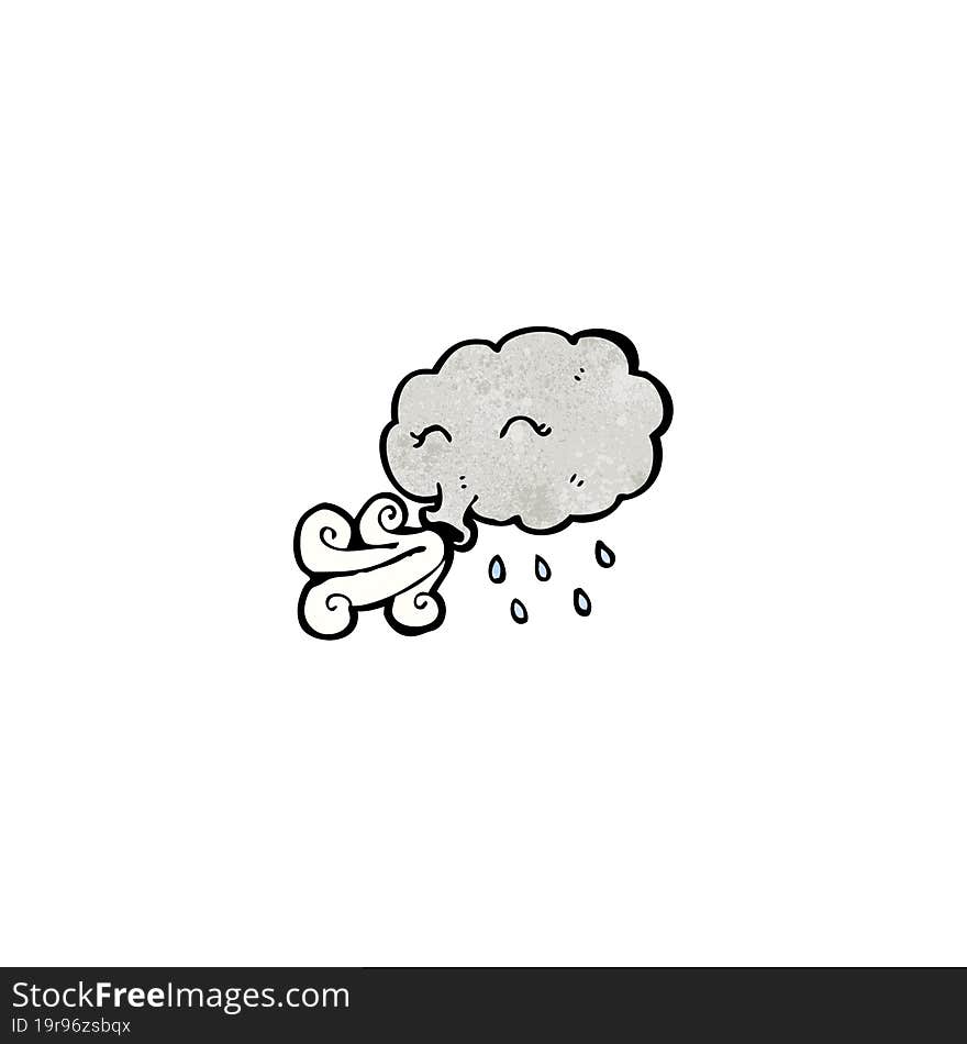 Cloud Cartoon Character