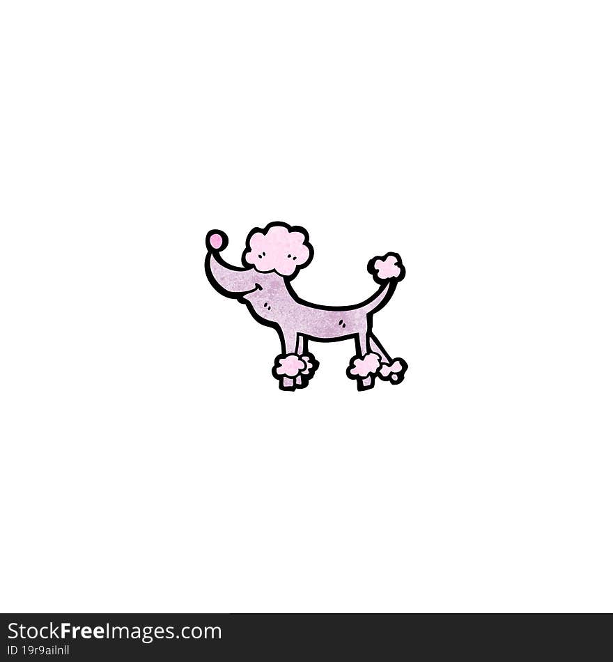 Cartoon Poodle