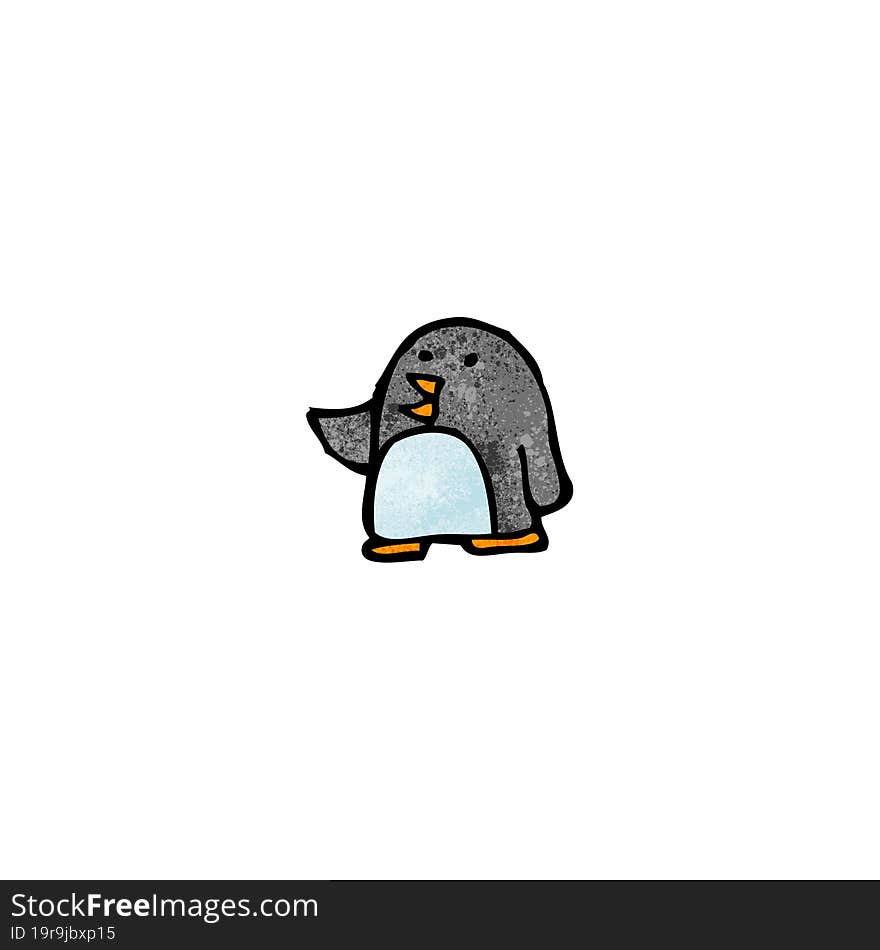 cute cartoon penguin doodle