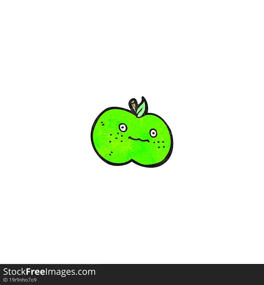 cute cartoon apple