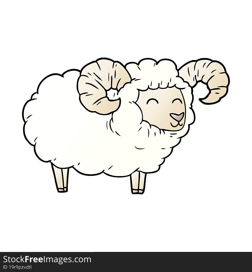 cartoon ram. cartoon ram