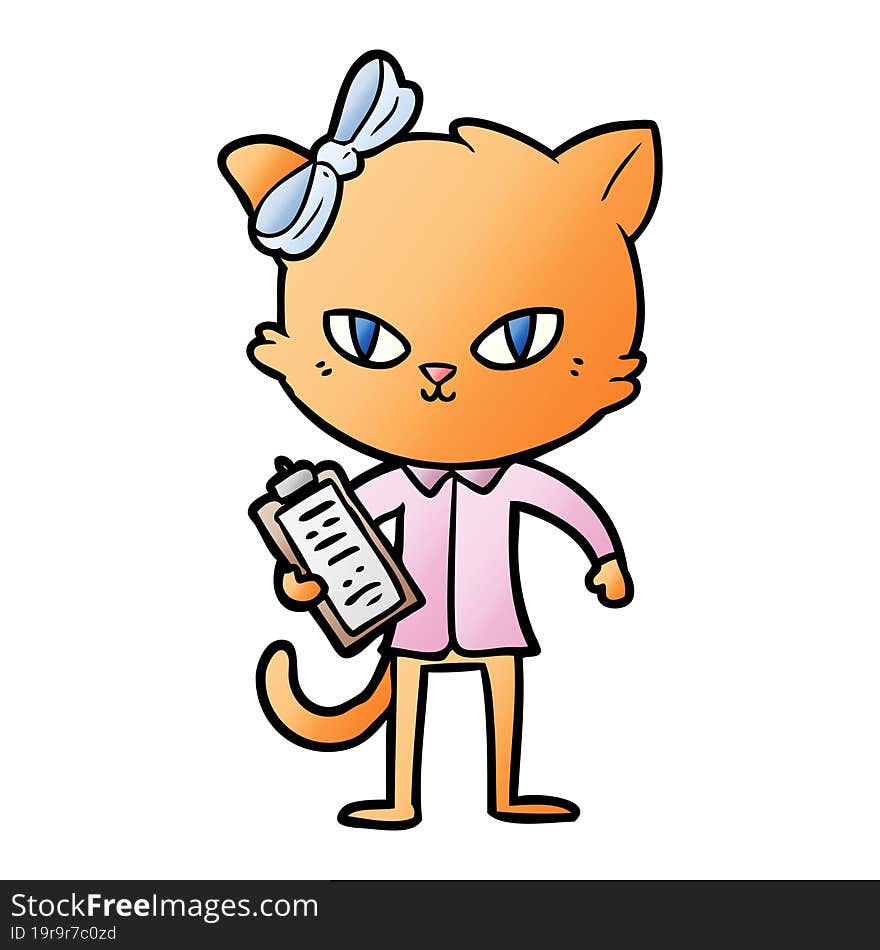 cute cartoon cat. cute cartoon cat