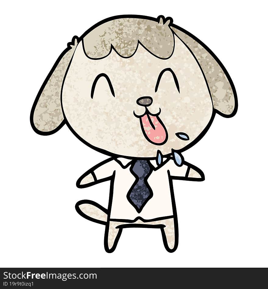 cute cartoon dog. cute cartoon dog