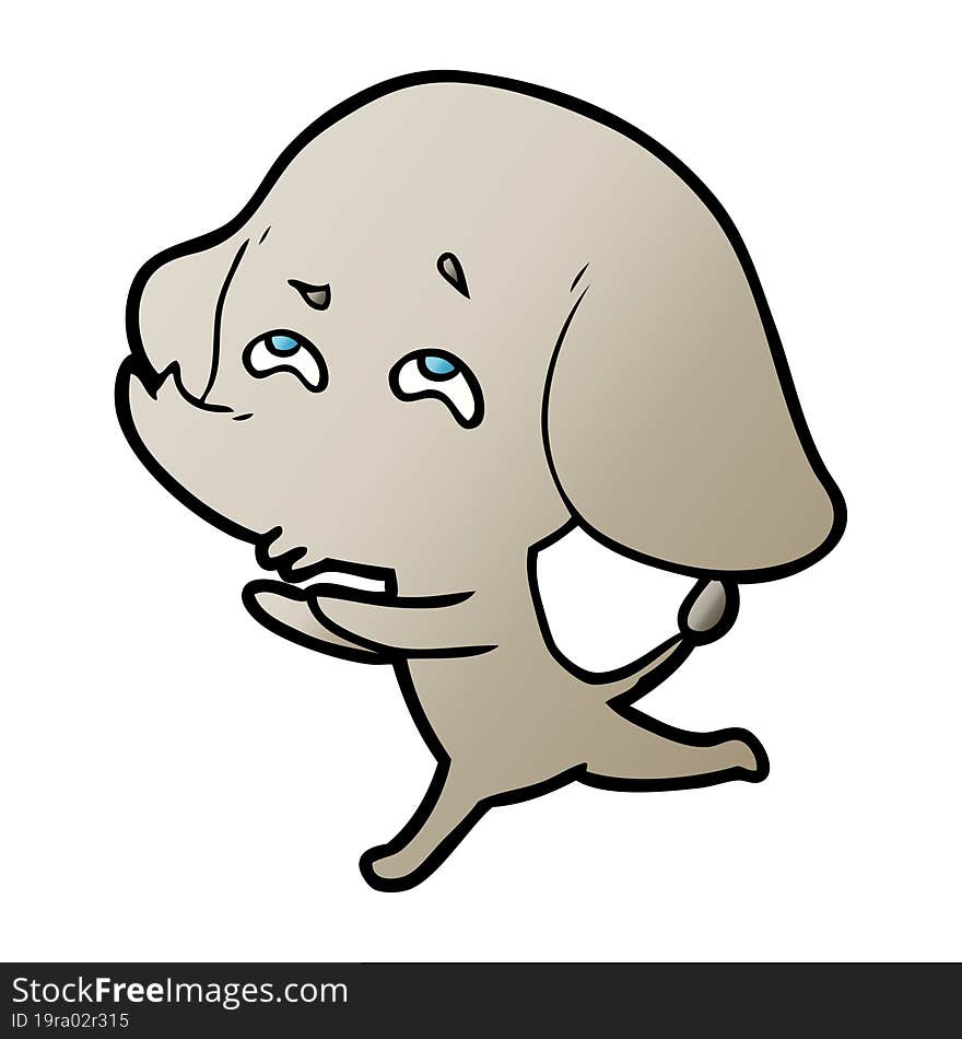 cartoon elephant remembering. cartoon elephant remembering