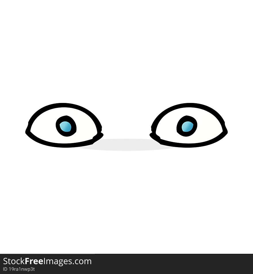 Cartoon Staring Eyes