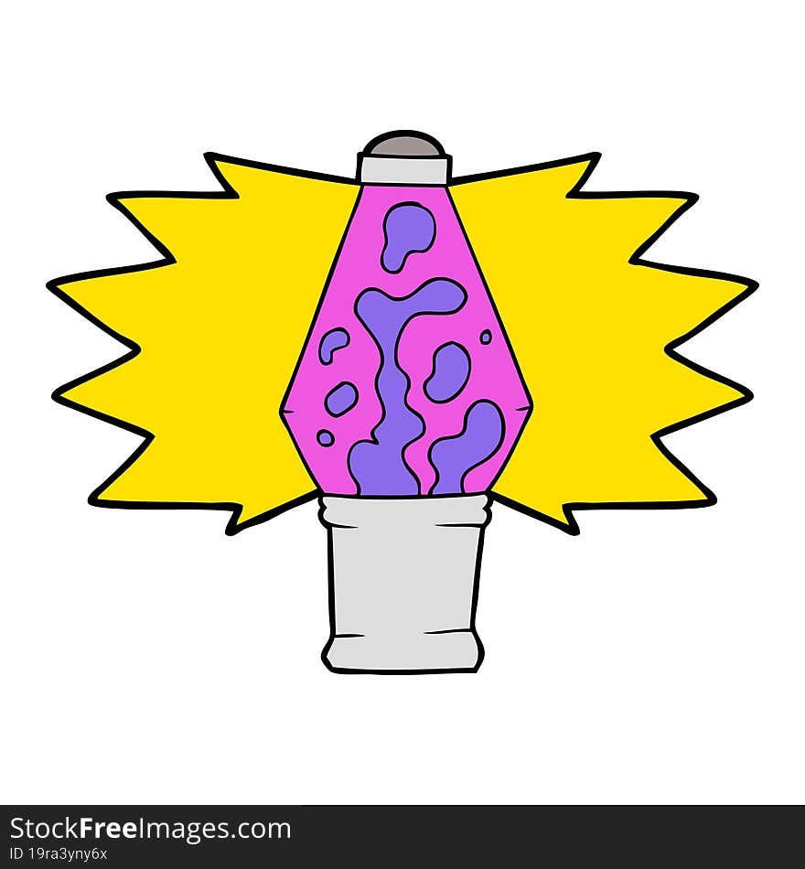 cartoon lava lamp. cartoon lava lamp