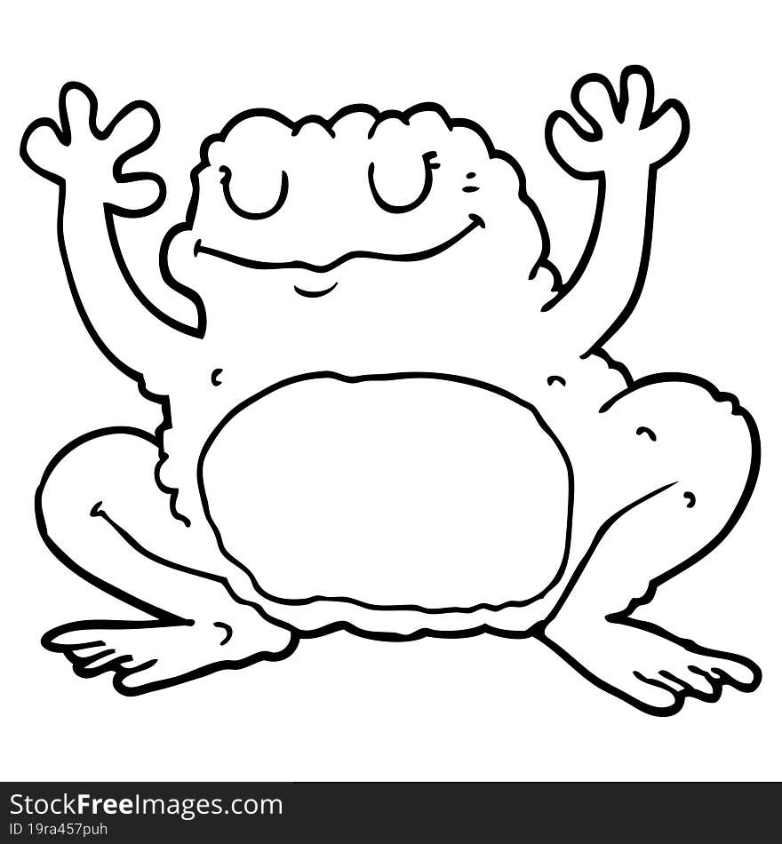 cartoon frog