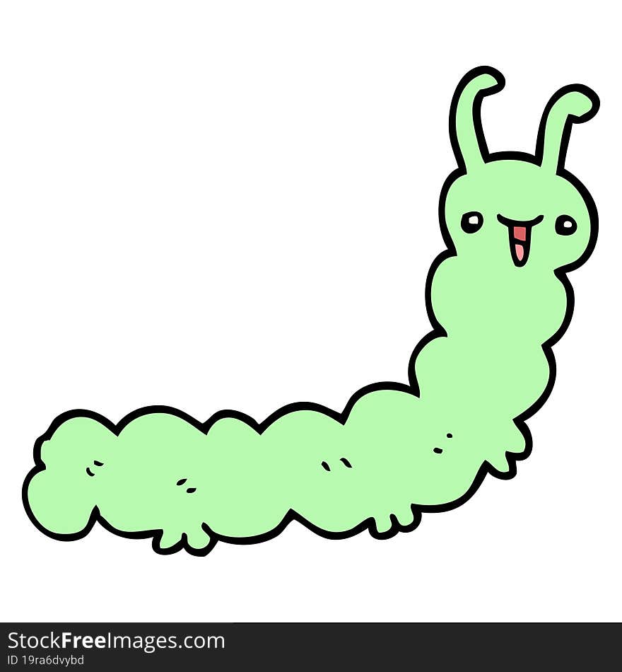 cartoon caterpillar