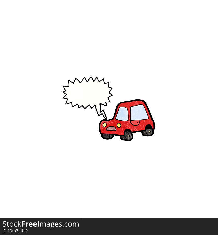 cartoon car