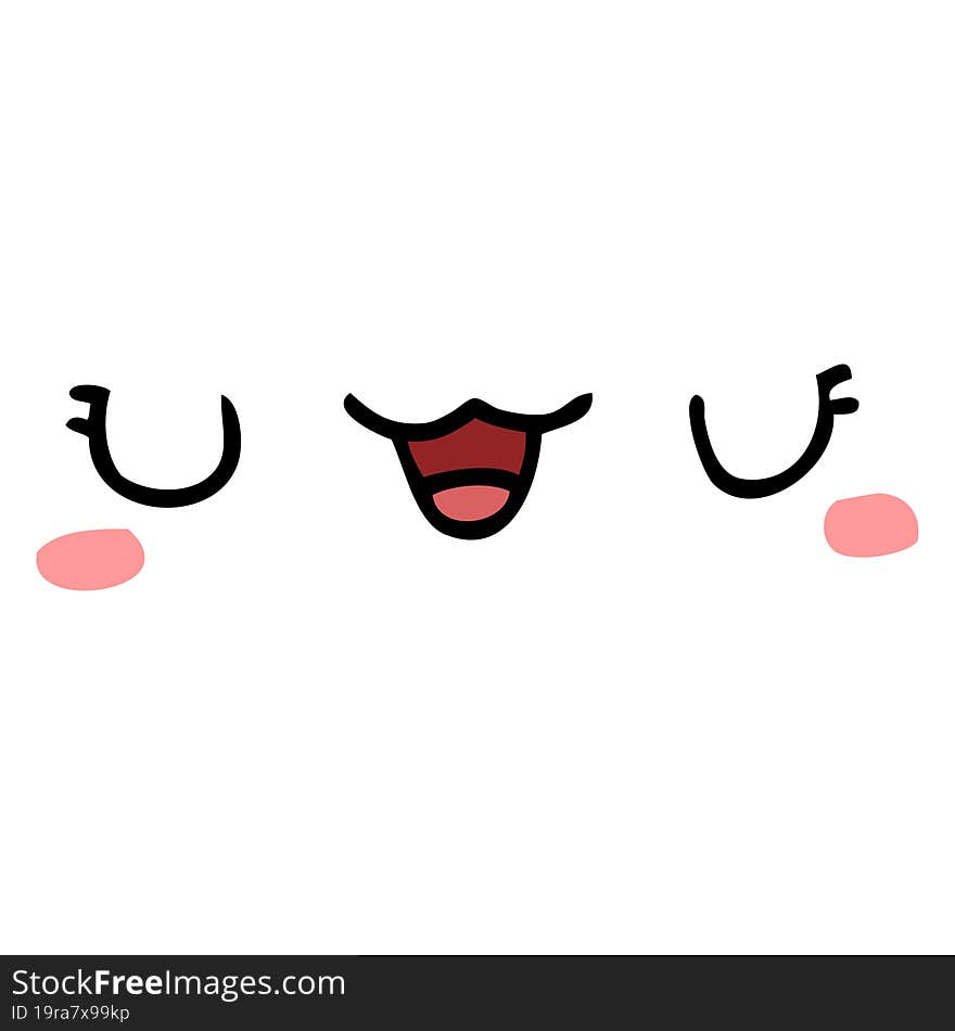 cute cartoon face