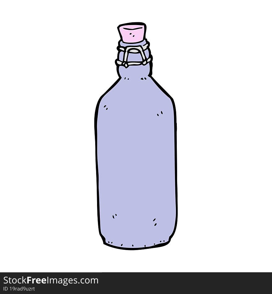 cartoon traditional bottle