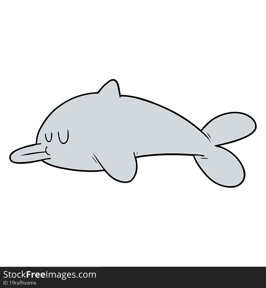 cartoon dolphin. cartoon dolphin