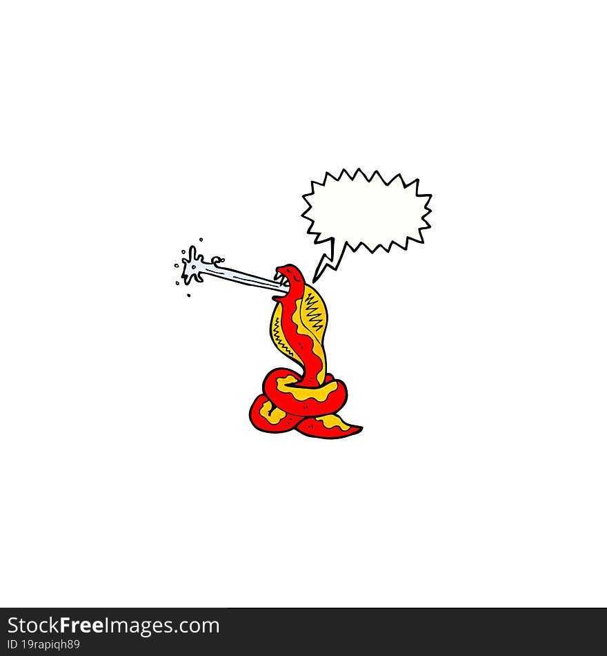 poisonous snake cartoon