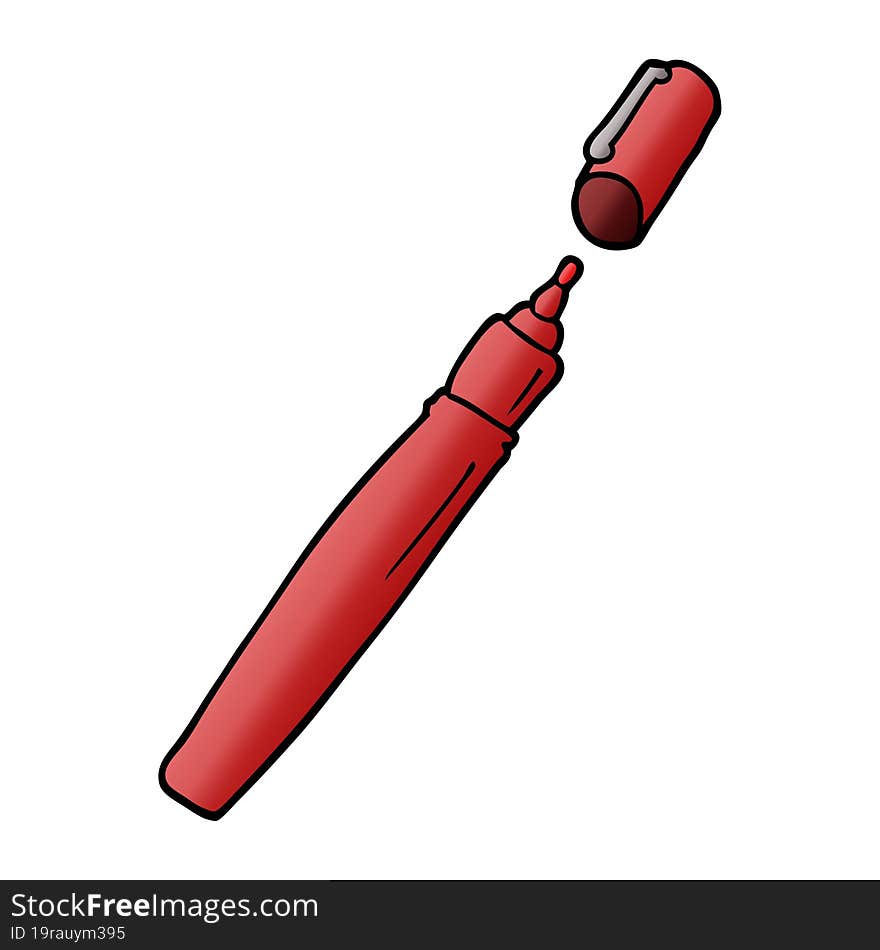 cartoon doodle pen