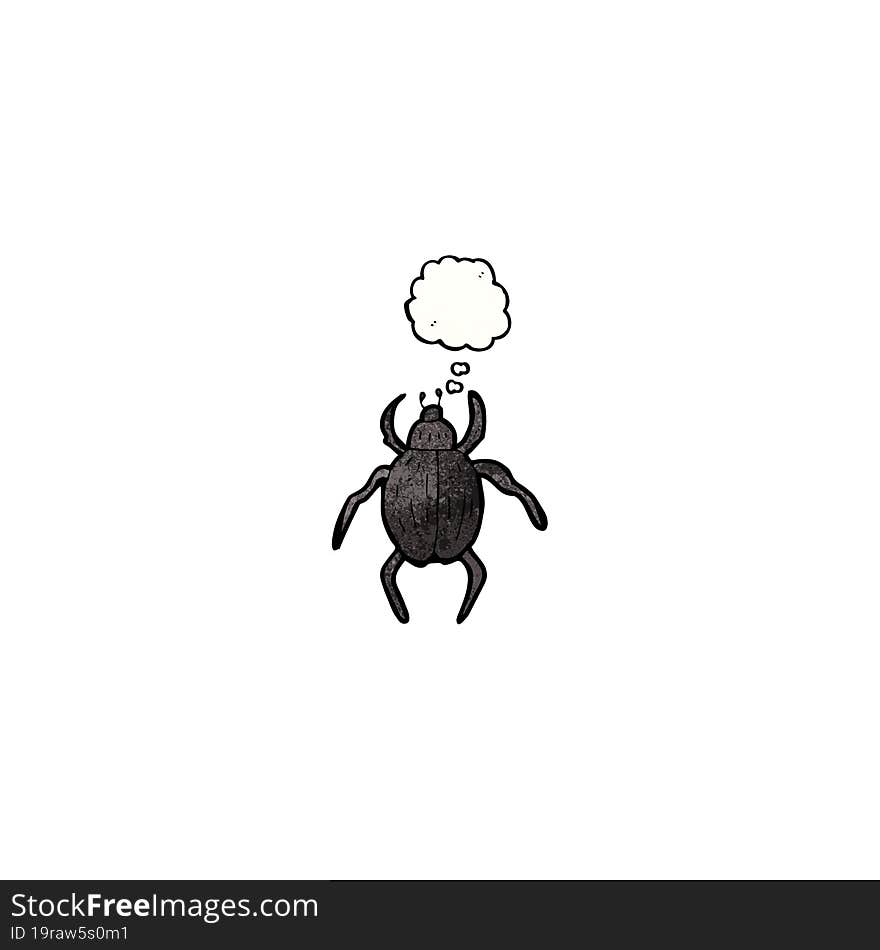 black beetle cartoon