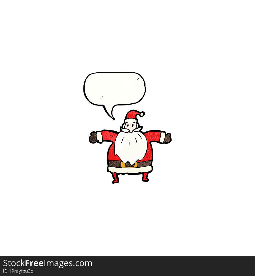 Cartoon Santa Claus