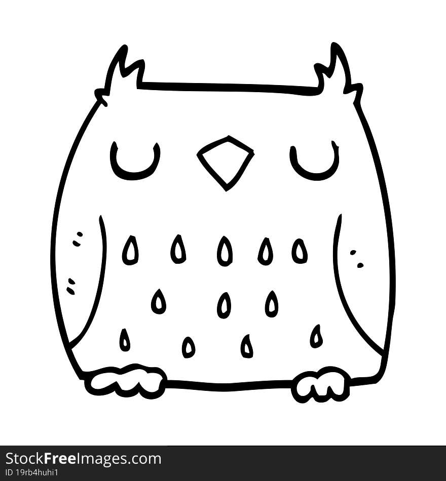 cute cartoon owl