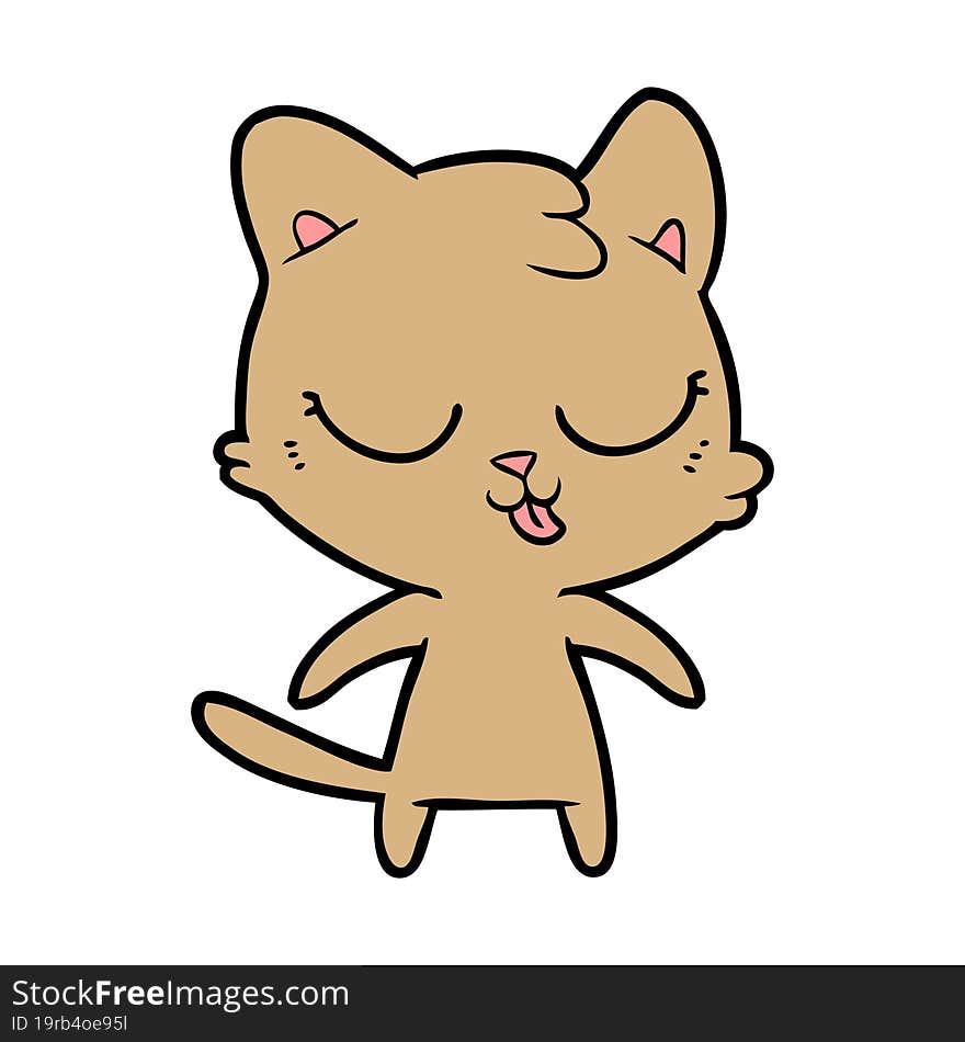 cute cartoon cat. cute cartoon cat