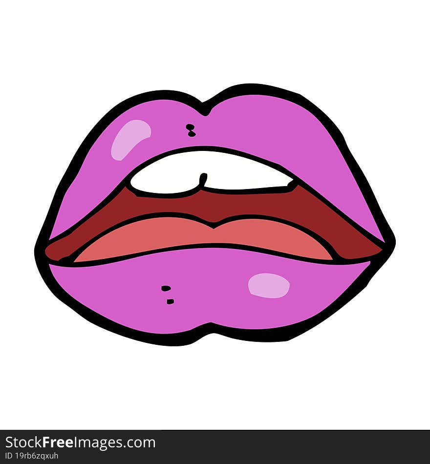 halloween mouth cartoon symbol