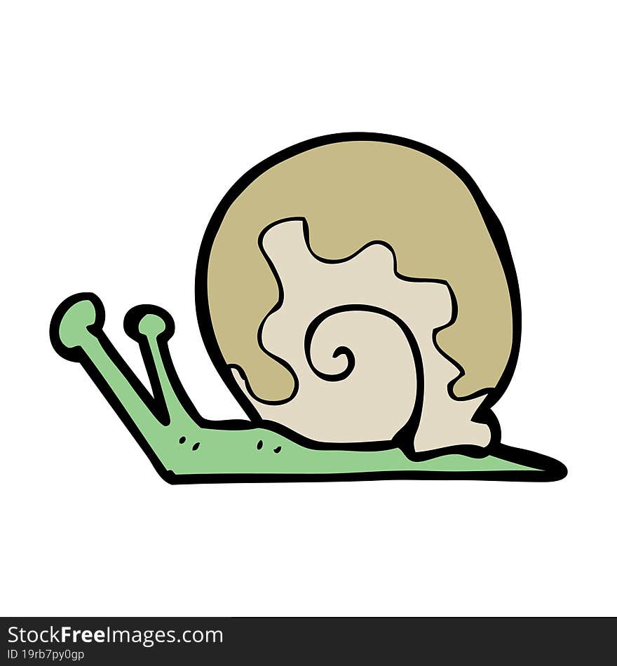 Cartoon Snail