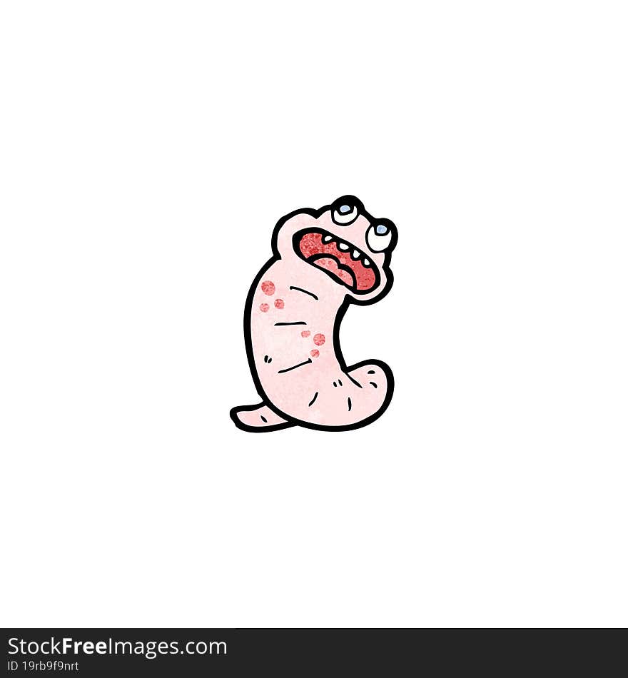 Cartoon Worm