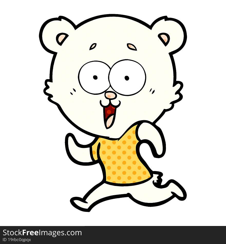 laughing teddy  bear cartoon. laughing teddy  bear cartoon