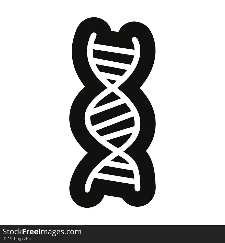 DNA chain icon symbol