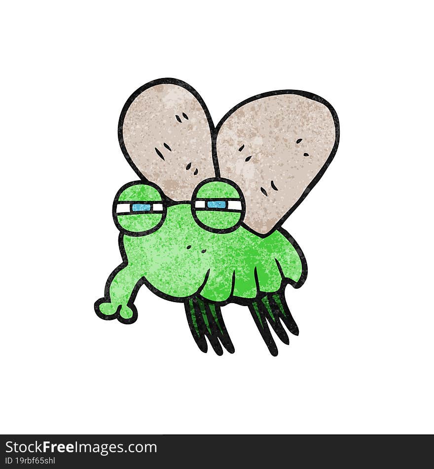 texture cartoon fly