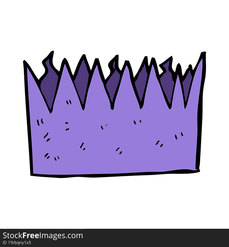 cartoon paper crown