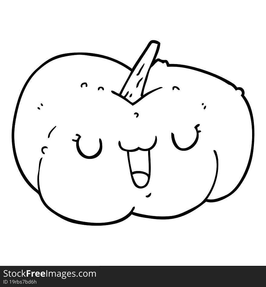 cartoon pumpkin