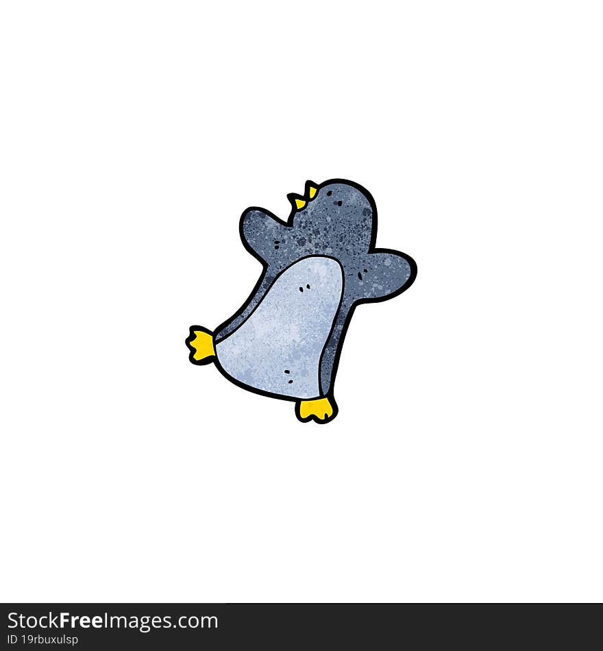 cute christmas penguin