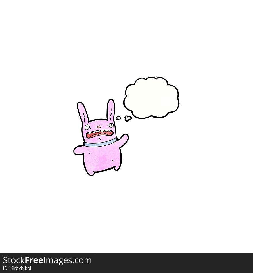 stressed rabbit cartoon