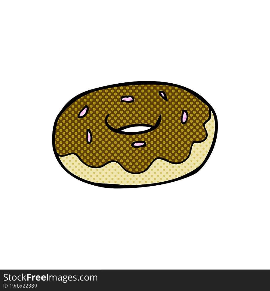 cartoon donut