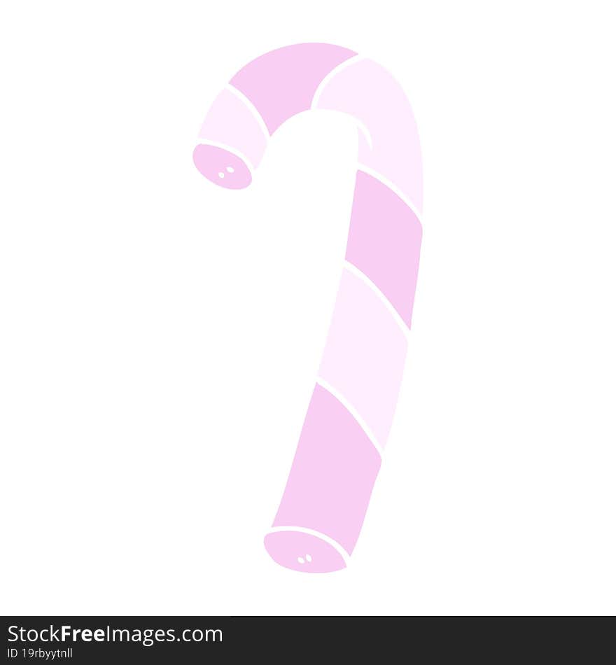 cartoon doodle pink candy canes