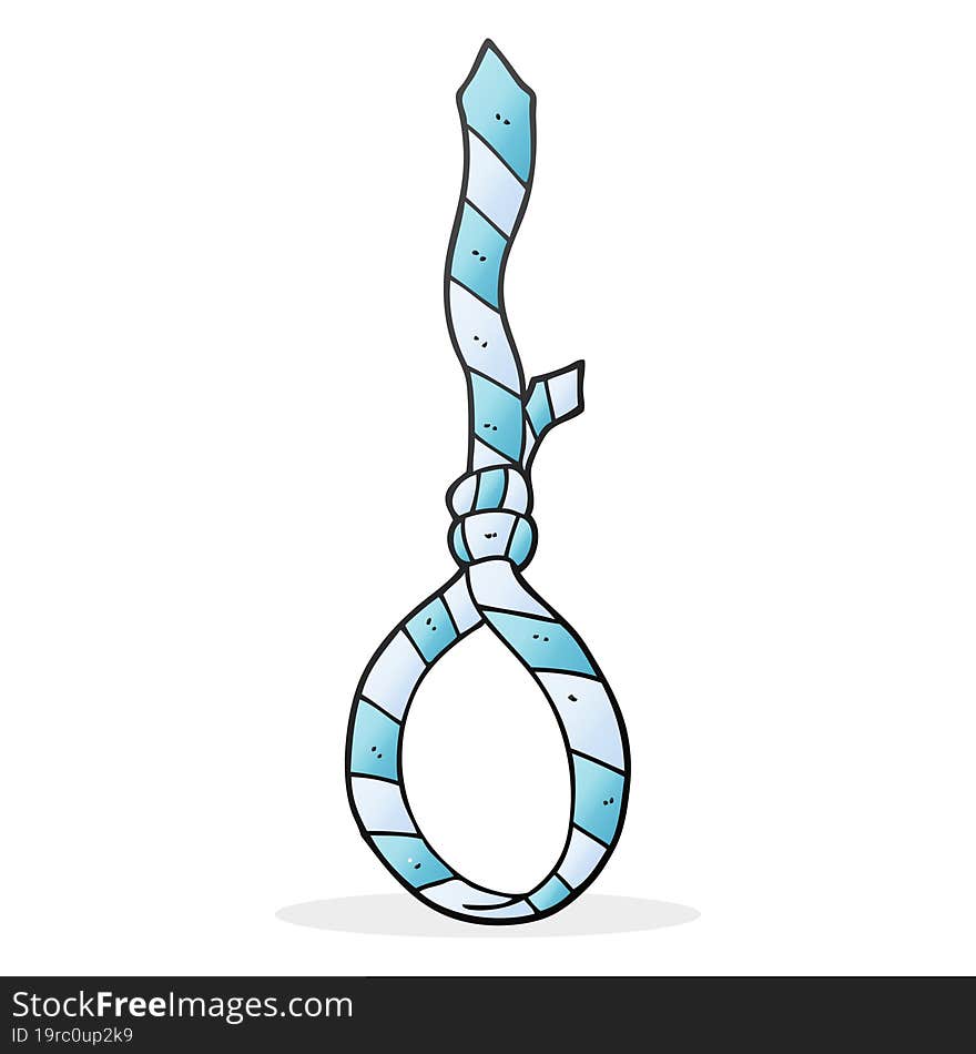 Cartoon Work Tie Noose