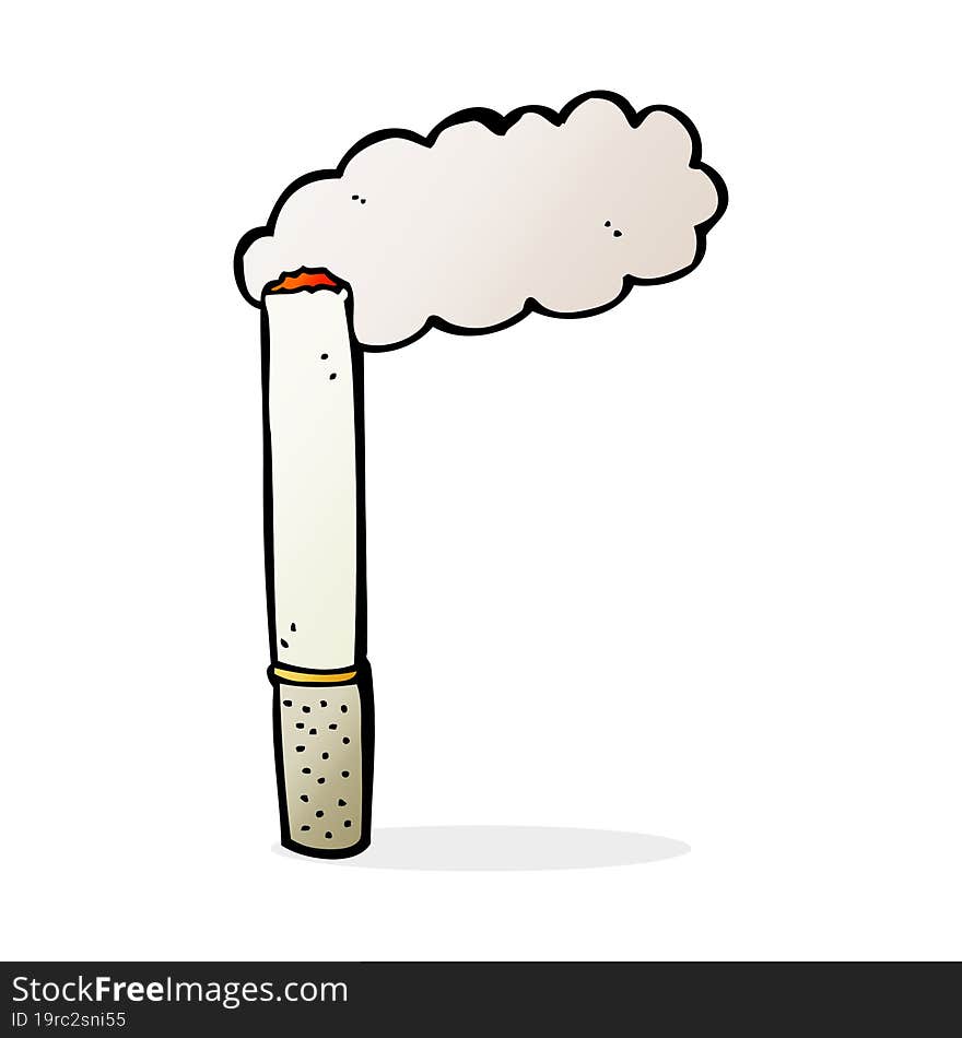 cartoon cigarette