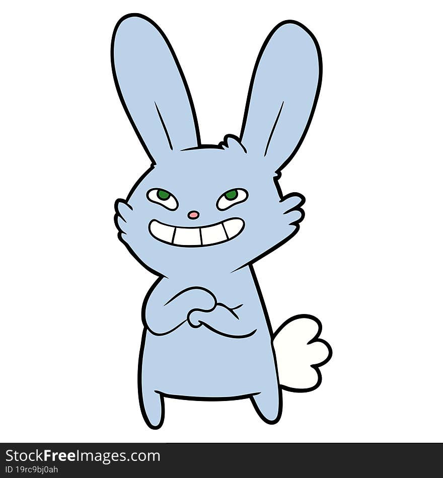 cartoon rabbit. cartoon rabbit