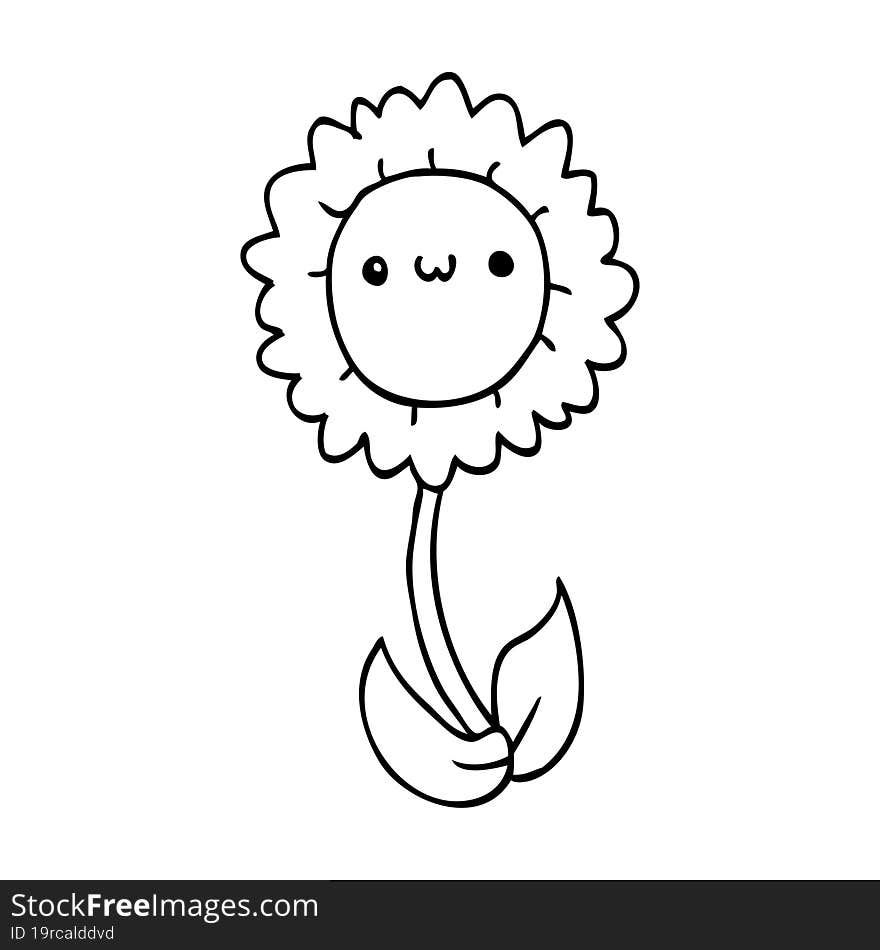 Cartoon Flower