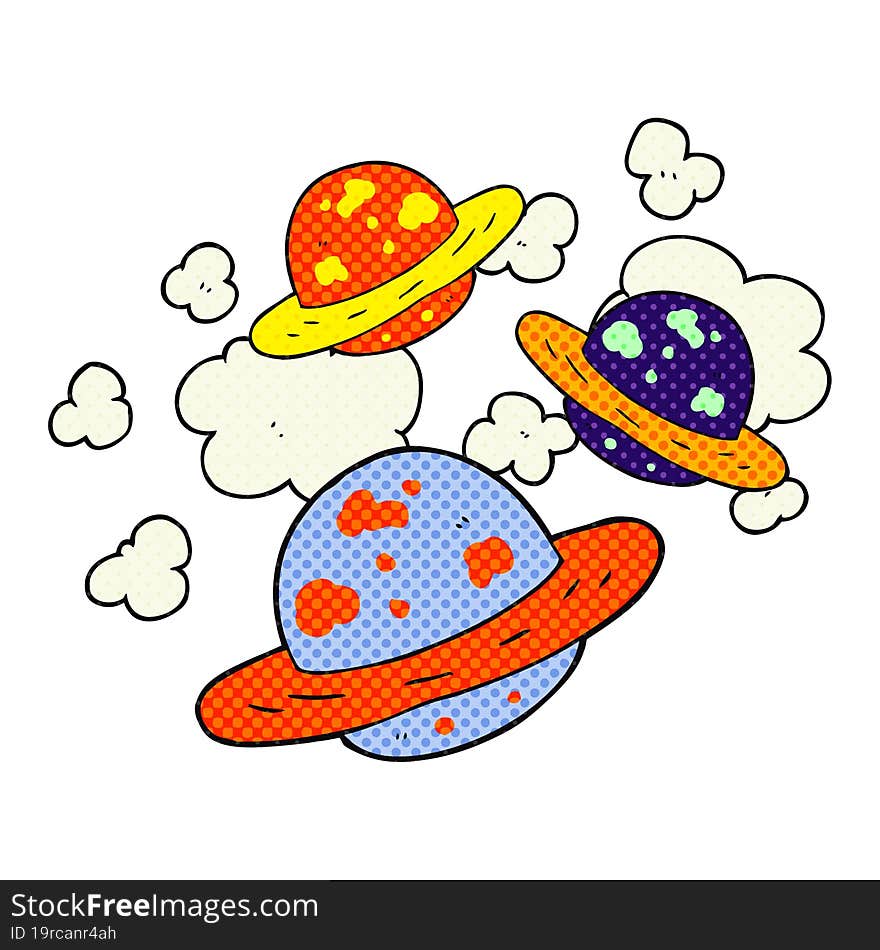 Cartoon Planets