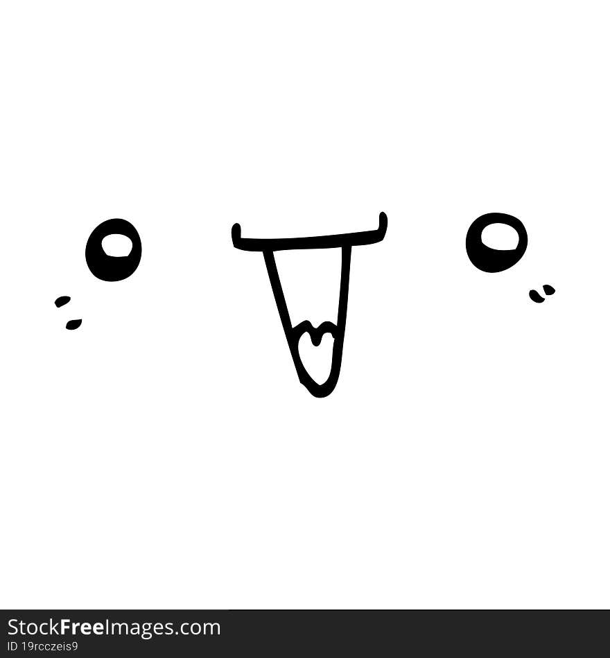 cute cartoon face