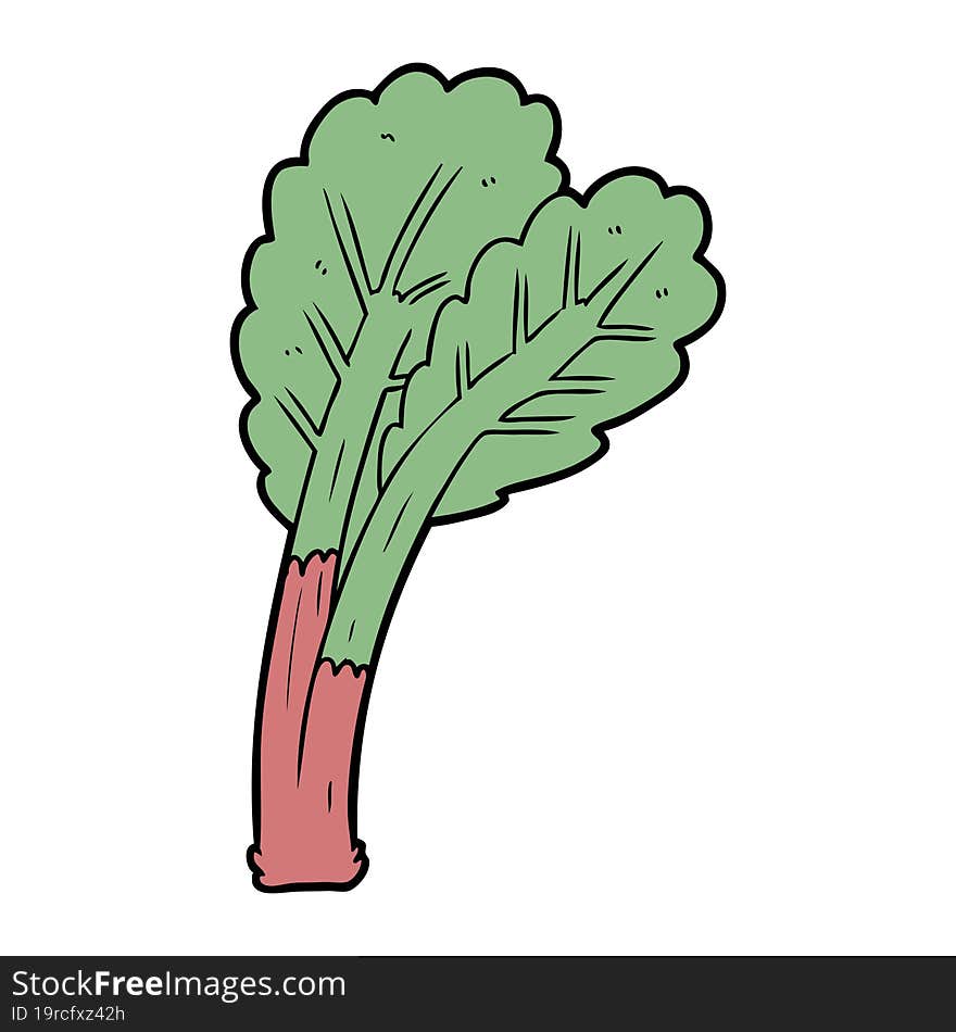 cartoon rhubarb. cartoon rhubarb