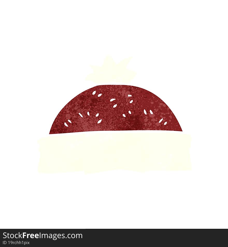 retro cartoon winter hat