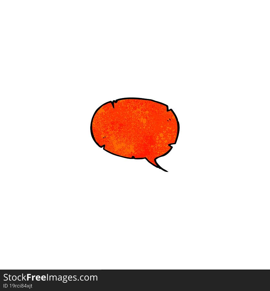 cartoon comic book speech bubble