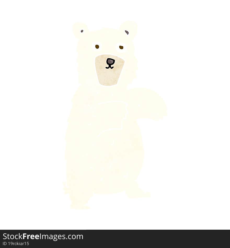 Cartoon Polar Bear