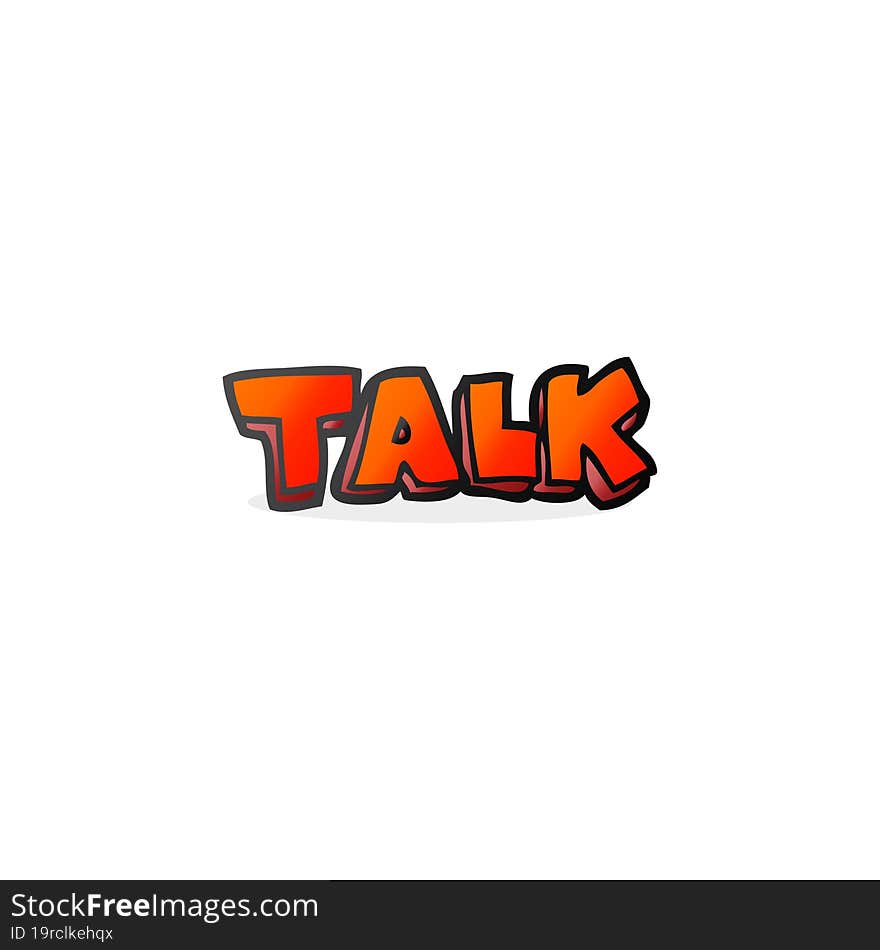 cartoon talk symbol