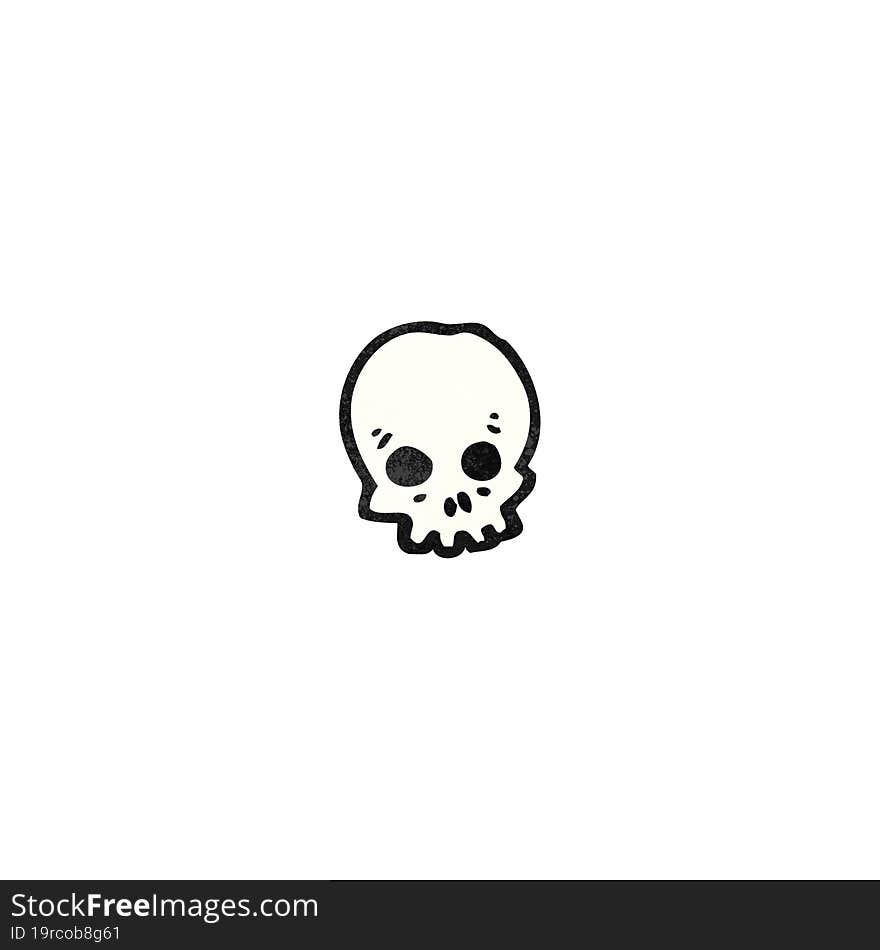 cartoon skull