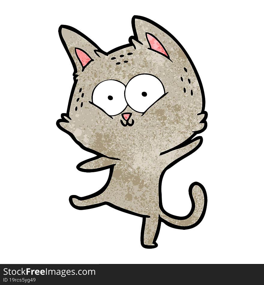 cartoon cat dancing. cartoon cat dancing