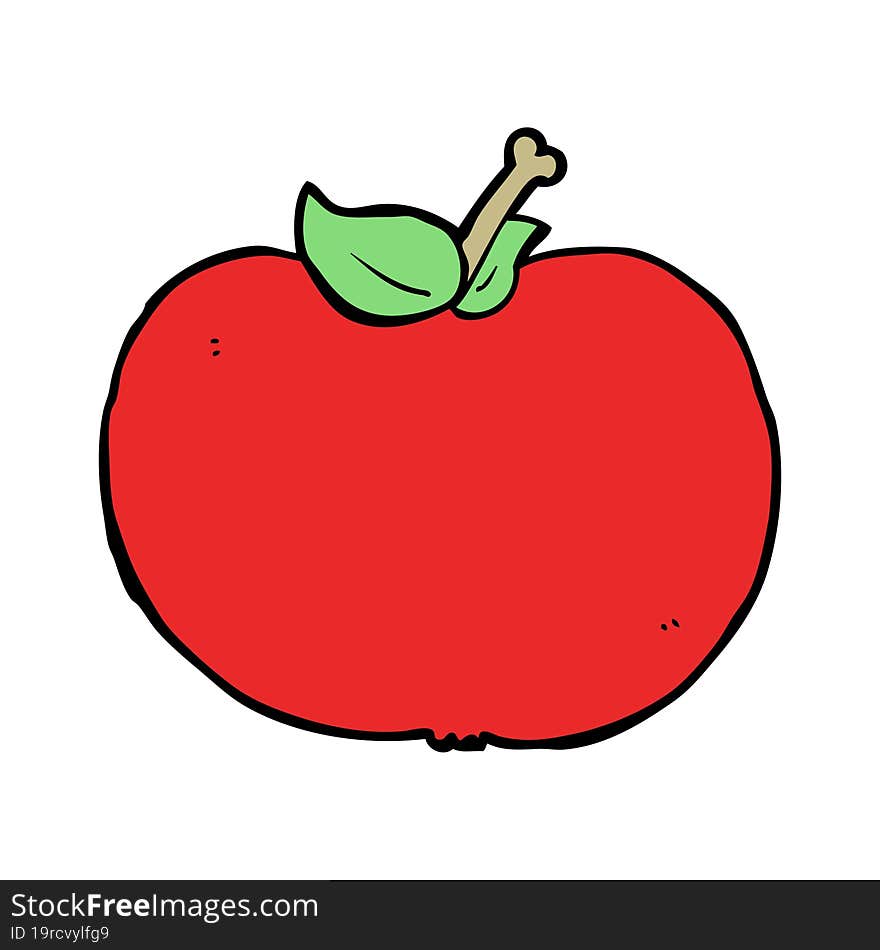 Cartoon Apple